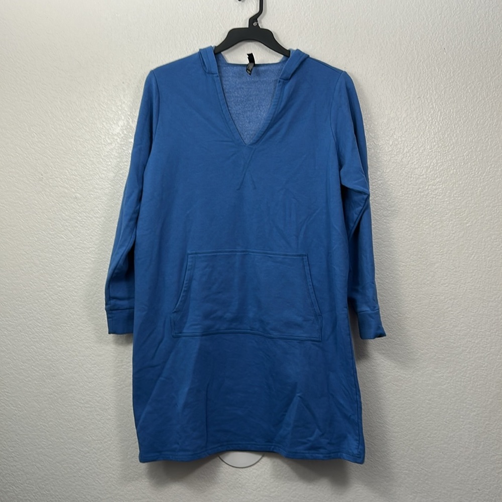 Torrid Super Soft Fleece Hoodie Sweatshirt Dress Size 0/L Lounge - Picture 2 of 9